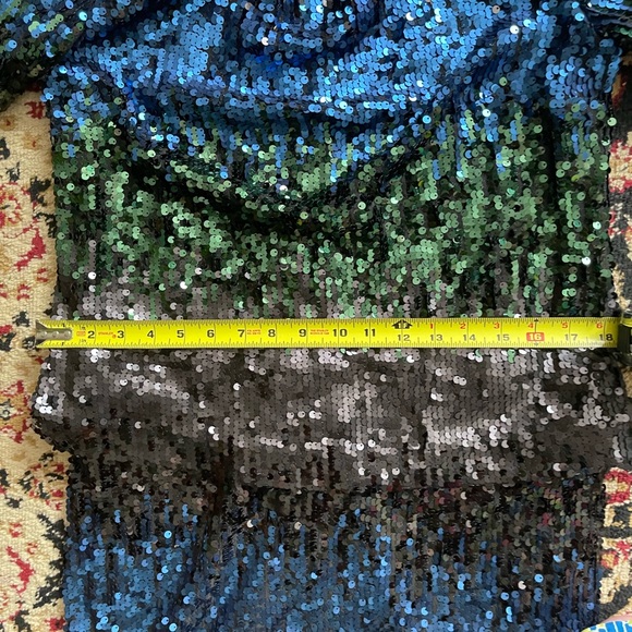 Brooks Brothers 🧚‍♂️NWTs🧚‍♂️ Ombré Sequin Shift Dress - Picture 12 of 13